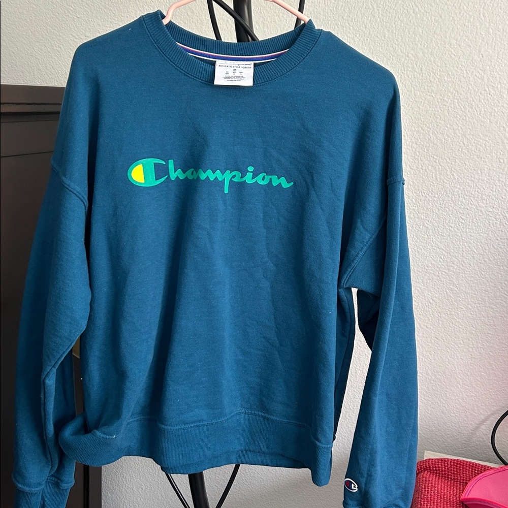 Champion Blue Crew Neck Sweater